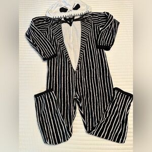 Disney Nightmare Before Christmas Jack Skellington Adult Pajama Costume Sz M(i9